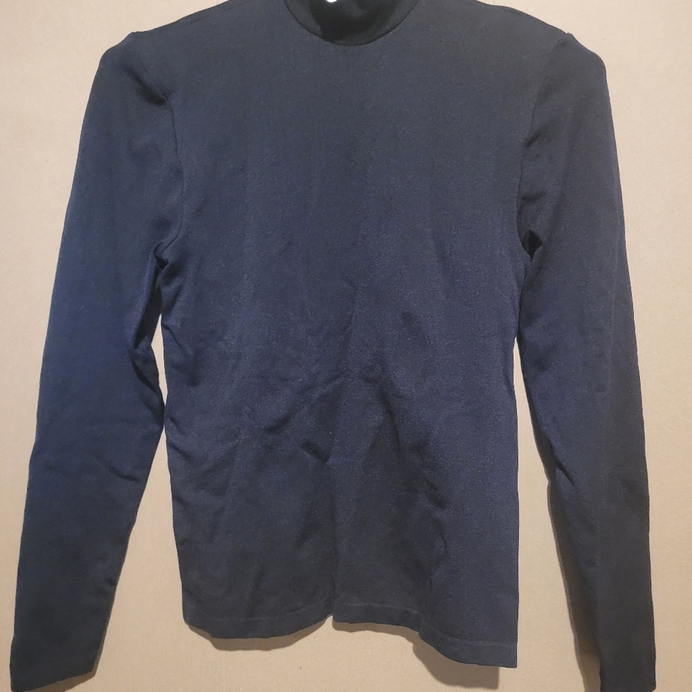 Avec Les Filles Black Long Sleeve Top